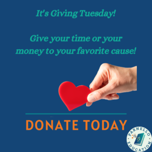 It's Giving Tuesday Give your time or your money to your favorite cause! (1)